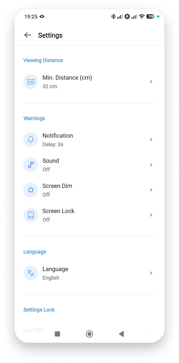 iVisionGuard background service running while using another app